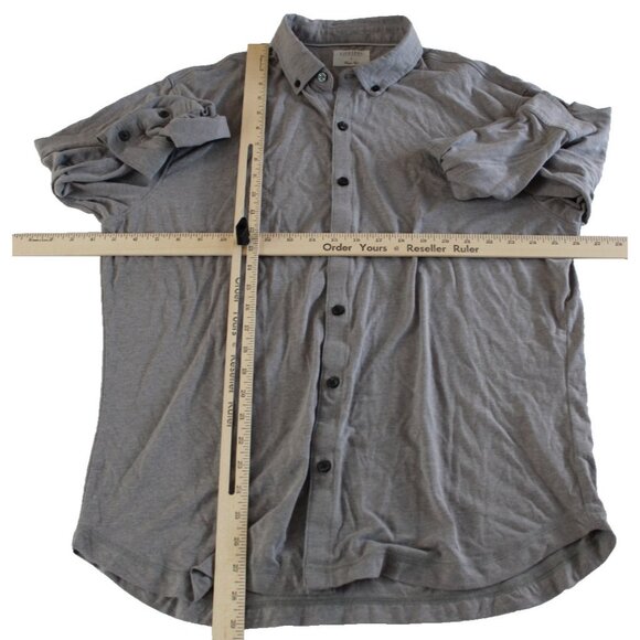 Linksoul Men's Knit Button Down Shirt Size L - Picture 3 of 4
